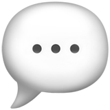speech balloon 1f4ac 1