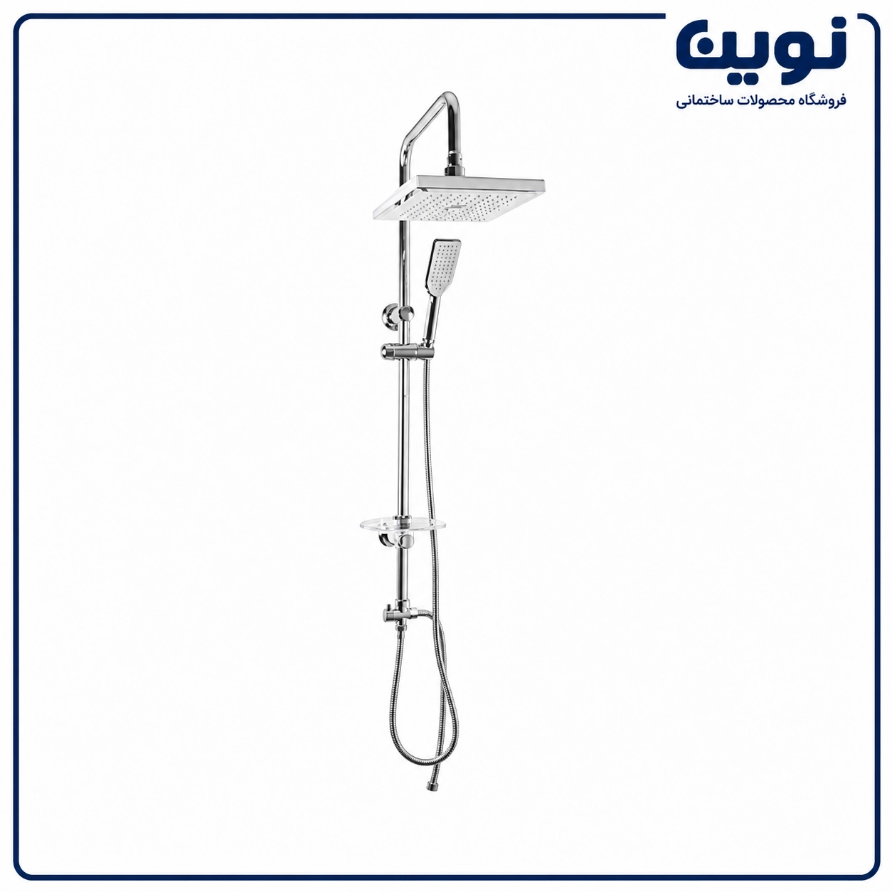dual anti limescale shower set علم دوش دوکاره رسوبگیر